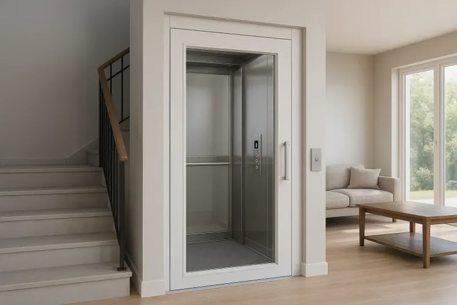 Elevador residencial Skytech instalado